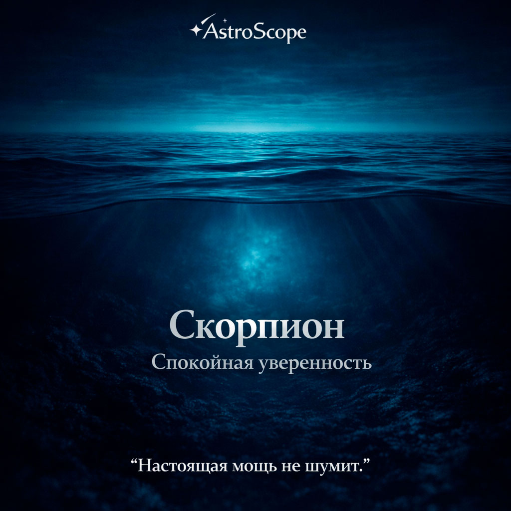Скорпион 8 февраля: День тихой уверенности