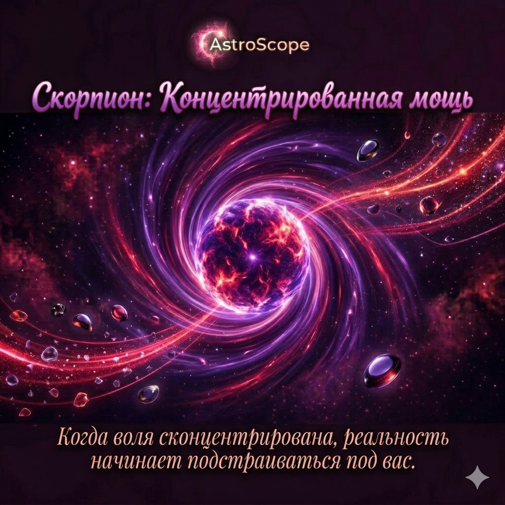 ♏ Скорпион 26 марта: Концентрированная мощь