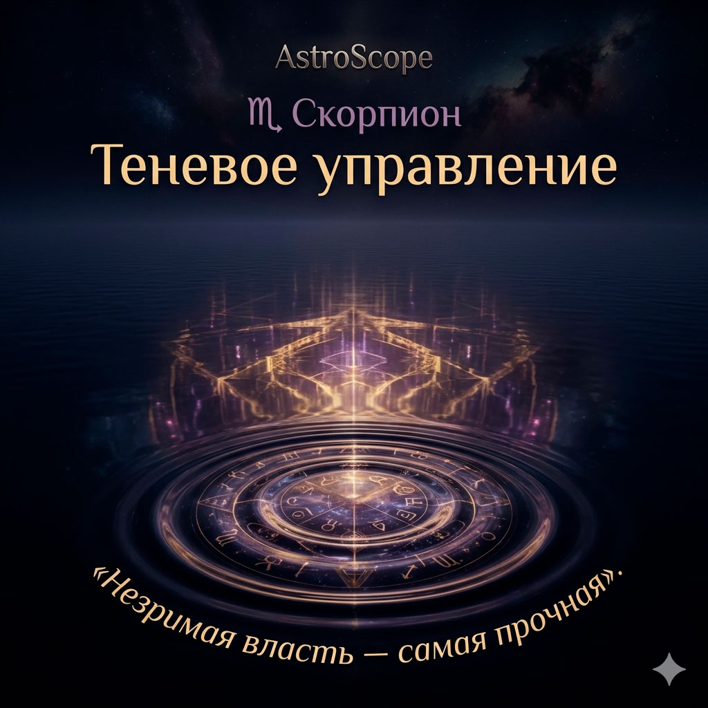 ♏ Скорпион 3 апреля: Теневое управление