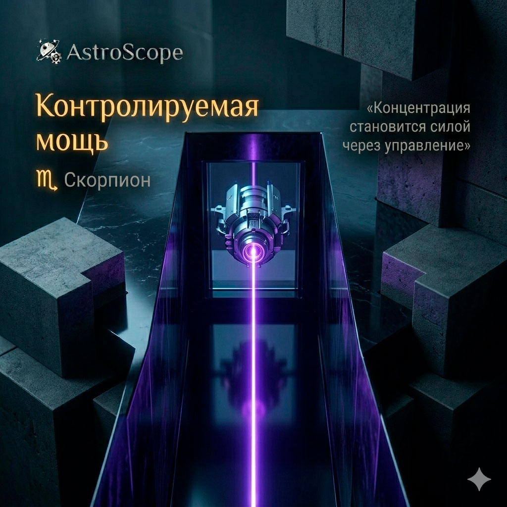 ♏ Скорпион 8 апреля: Контролируемая мощь