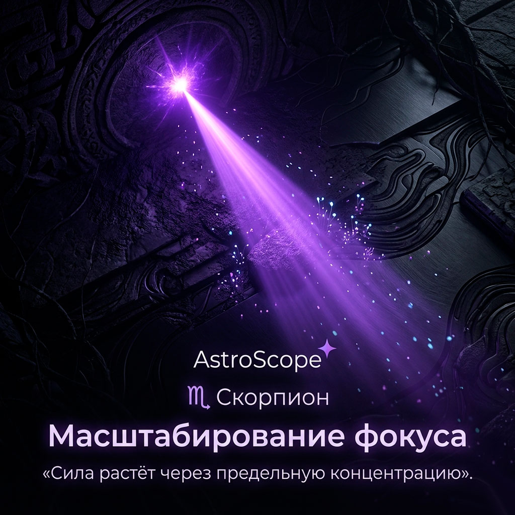 ♏ Скорпион 10 апреля: Масштабирование фокуса