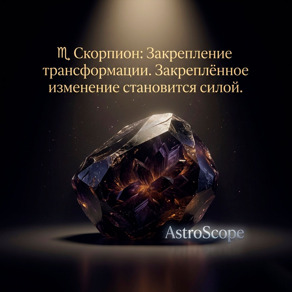 ♏ Скорпион 14 апреля: Закрепление трансформации