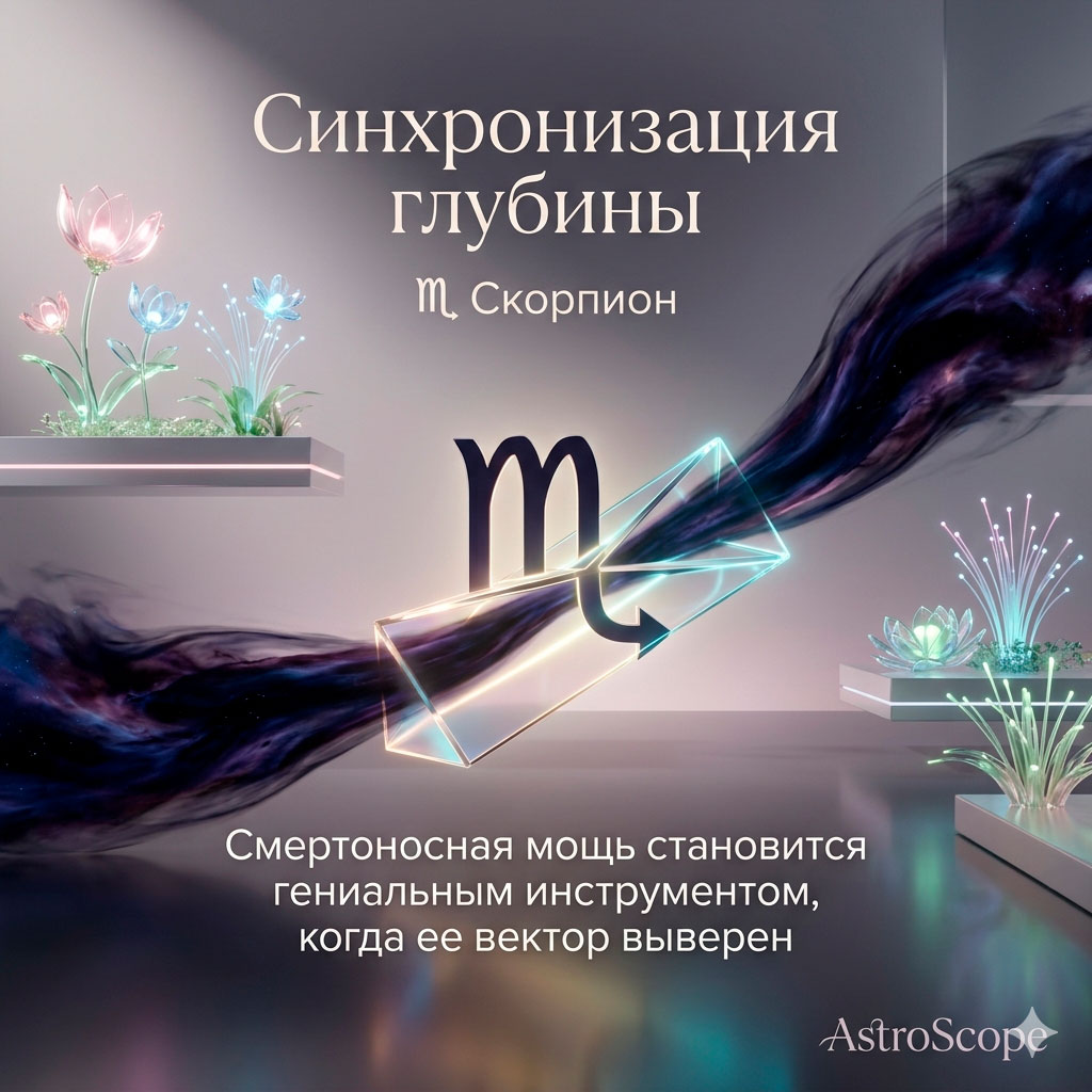 ♏ Скорпион, 16 апреля: Синхронизация глубины