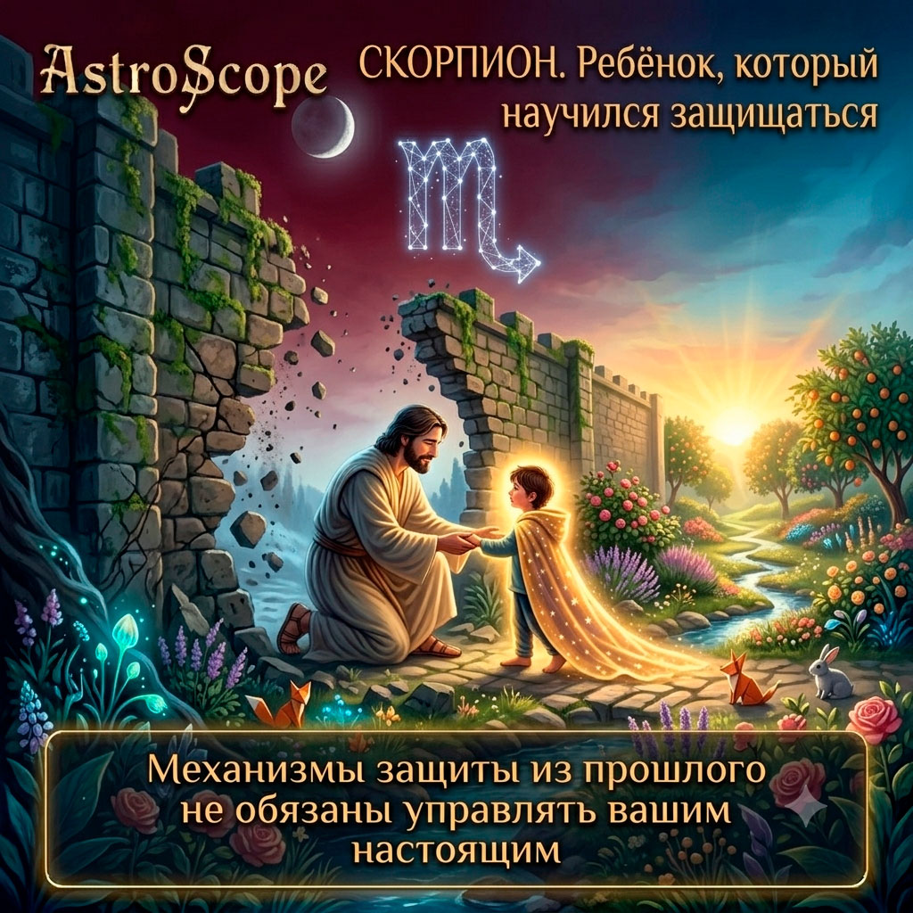 ♏ Скорпион, энергия 26 июня: Ребёнок, который научился защищаться