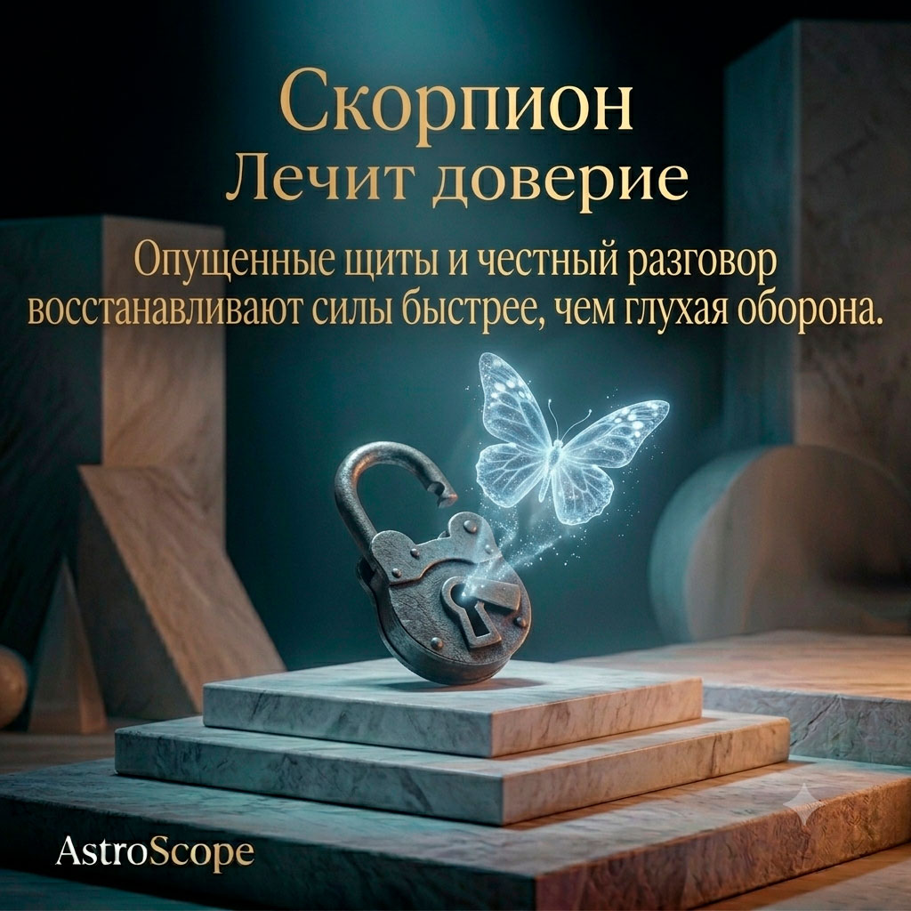 ♏ Скорпион, энергия 27 июня: Лечит доверие