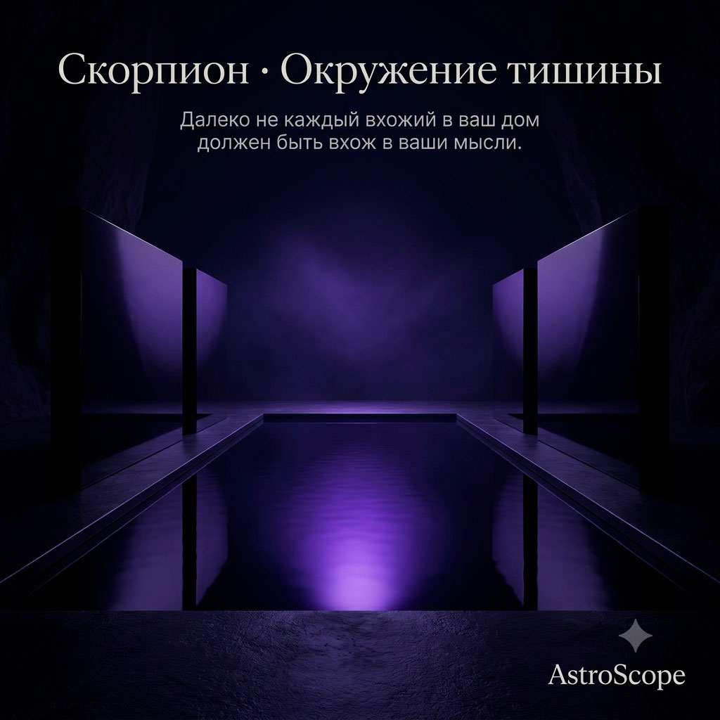 ♏ Скорпион, энергия 29 июня: Окружение тишины