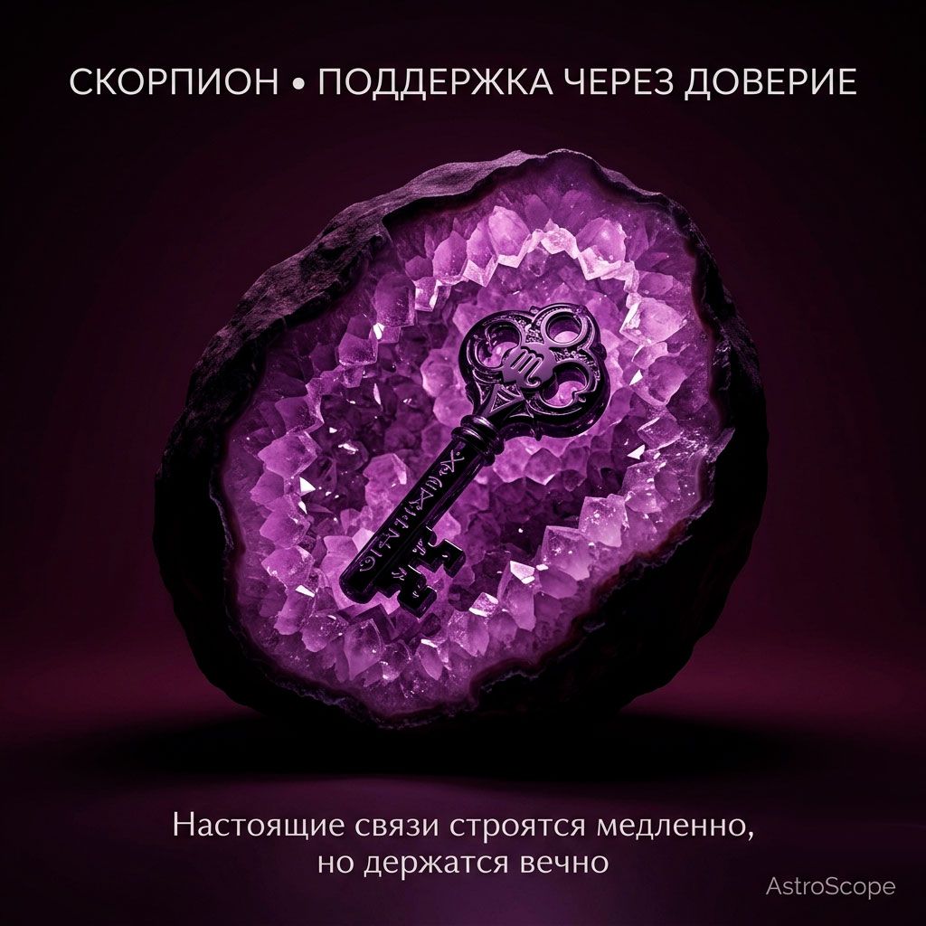 ♏ Скорпион, энергия 30 июня: Поддержка через доверие
