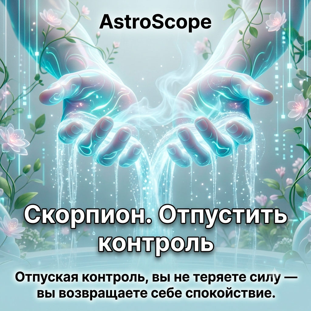 ♏ Скорпион, энергия 9 июля: Отпустить контроль