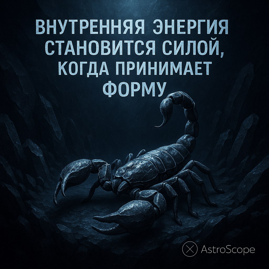 ♏ Скорпион 22 декабря — энергия, обретающая форму