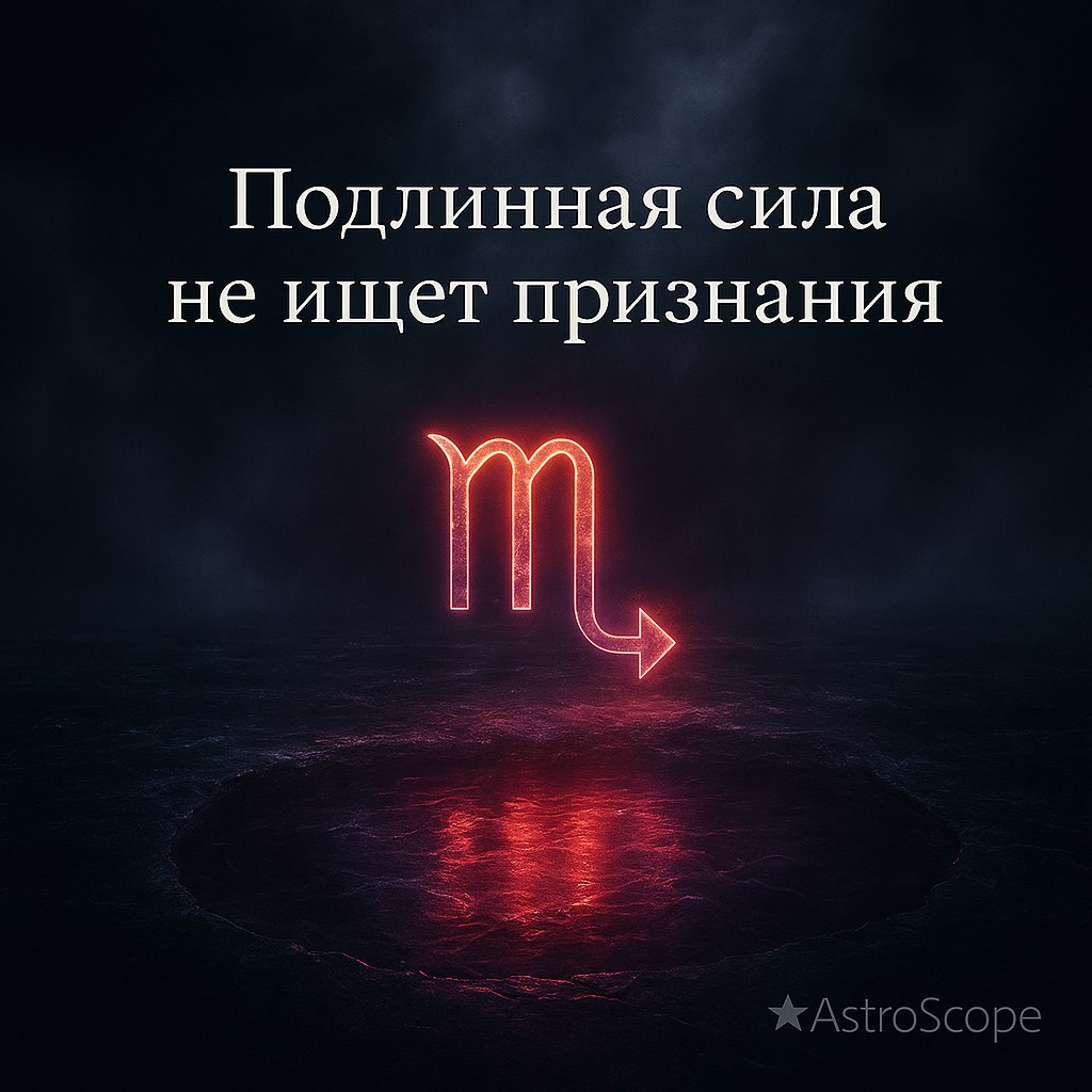 ♏ СКОРПИОН — «Глубокая сила под поверхностью»