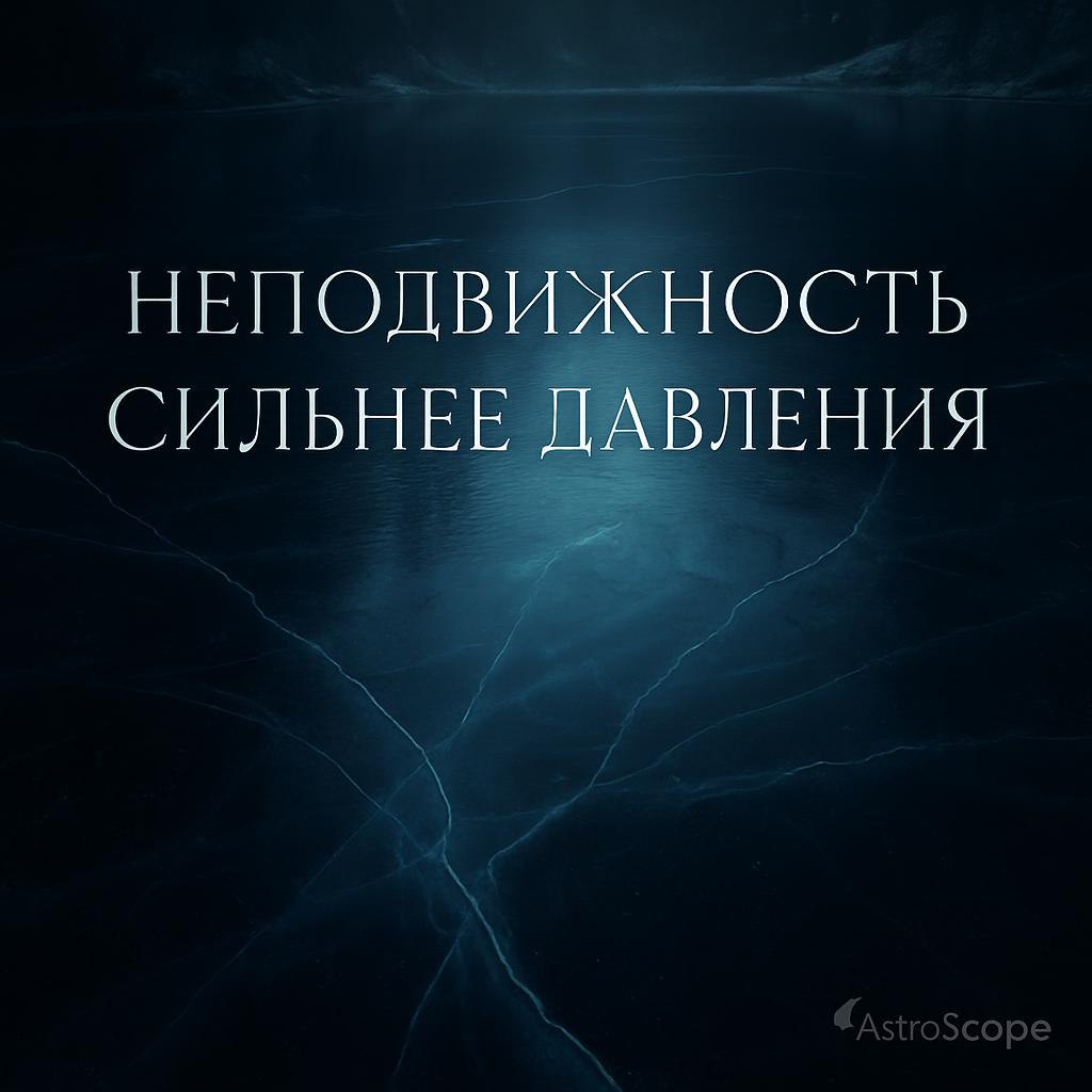 ♏ Скорпион — Глубинная неподвижность