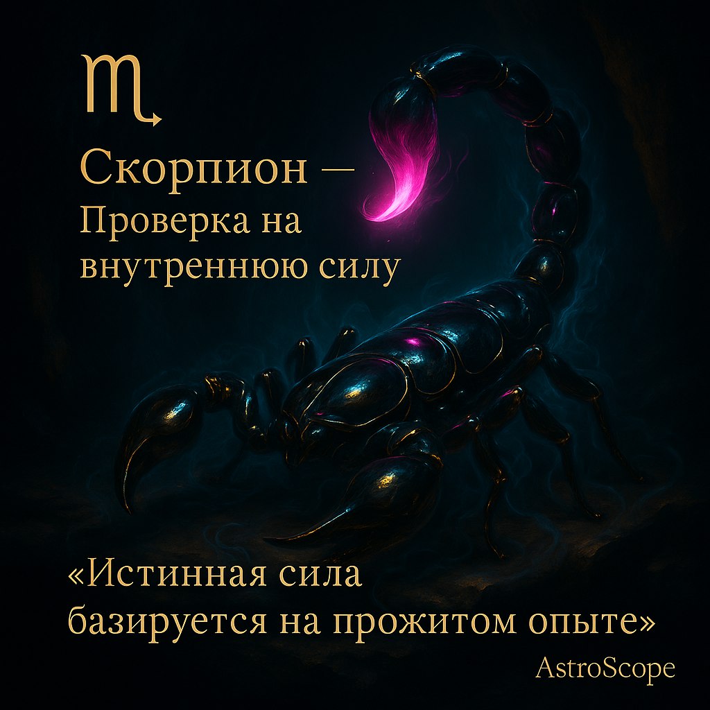 ♏️ Скорпион — Проверка на внутреннюю силу