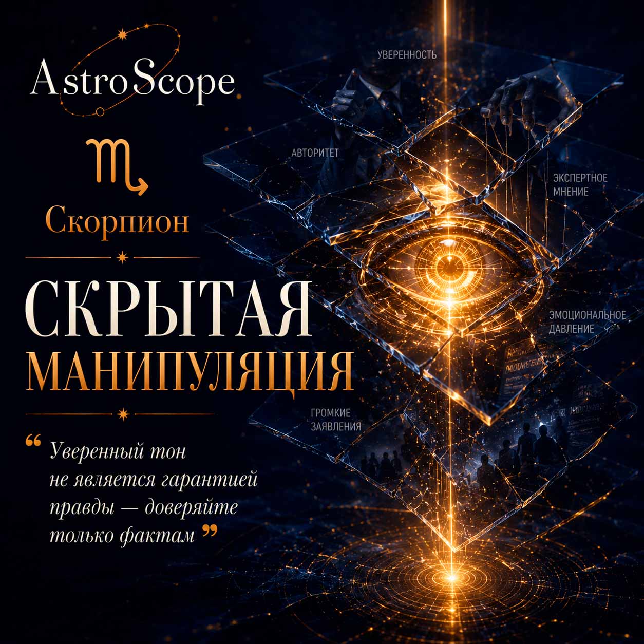 ♏ Скорпион, энергия 25 мая: Скрытая манипуляция
