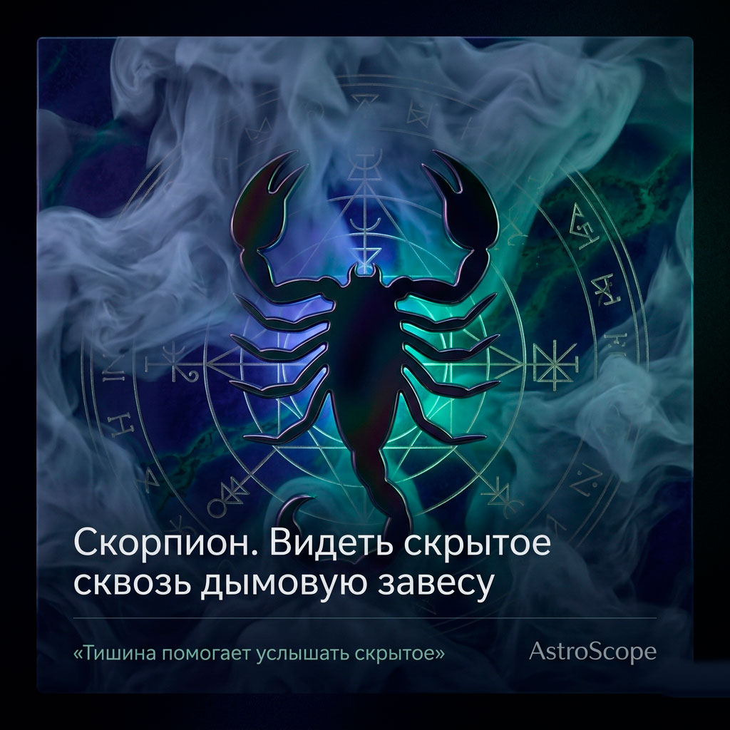 ♏ Скорпион, энергия 31 мая: Видеть скрытое сквозь дымовую завесу