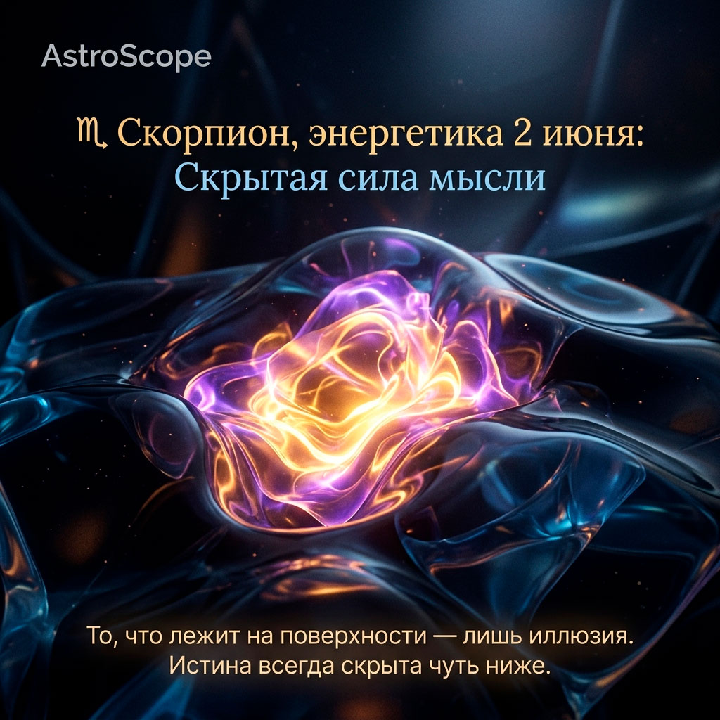 ♏ Скорпион, энергетика 2 июня: Скрытая сила мысли
