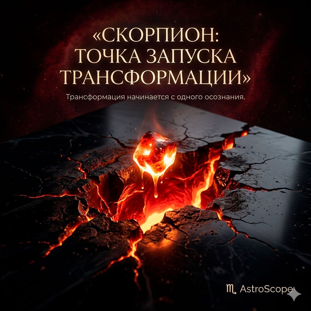 ♏ Скорпион, энергия 9 июня: Точка запуска трансформации