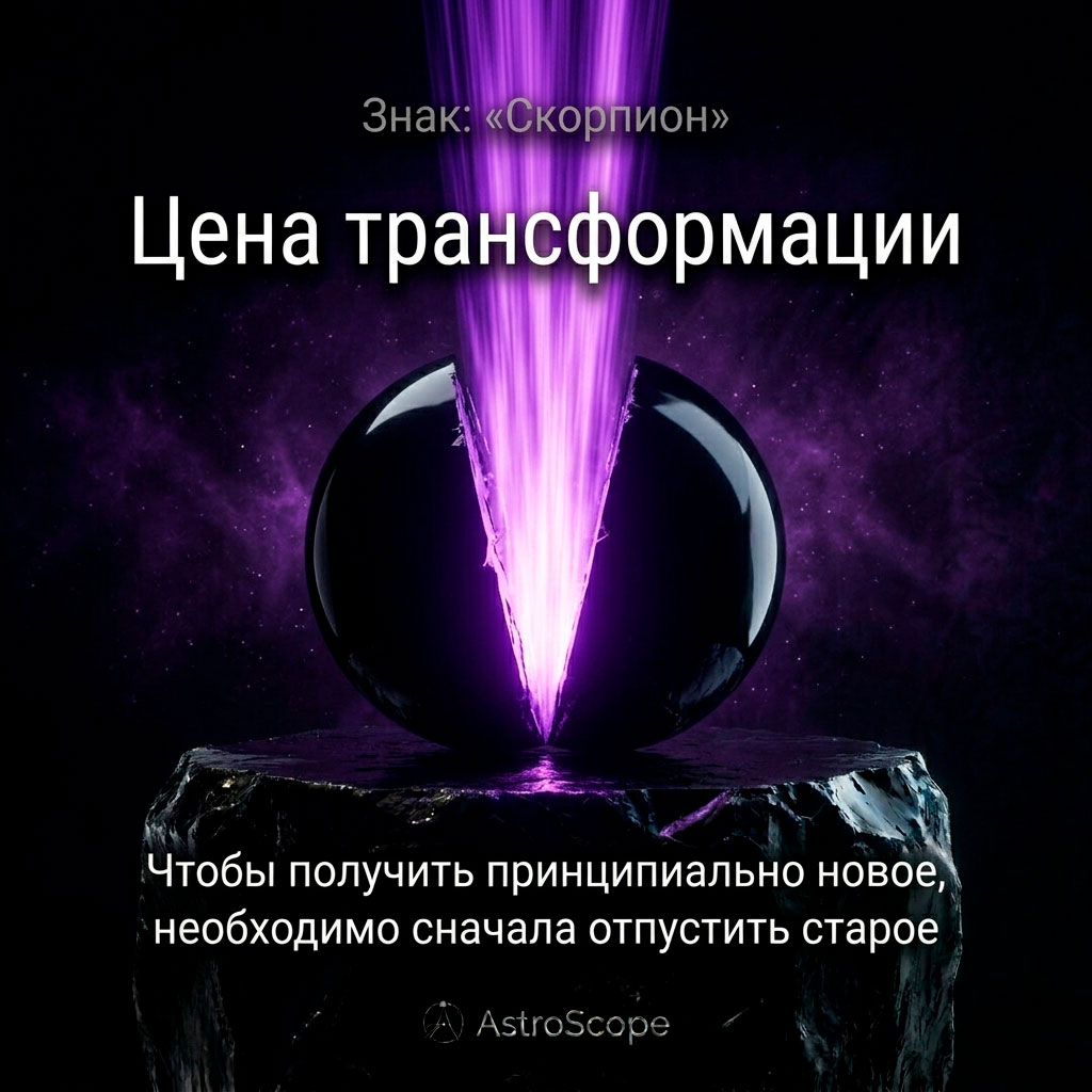 ♏ Скорпион, энергия 15 июня: Цена трансформации