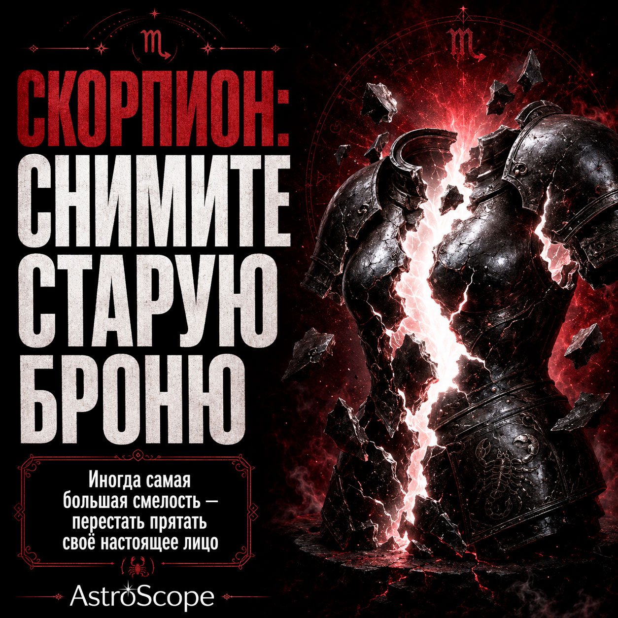 ♏ Скорпион, энергия 28 июля: Снимите старую броню