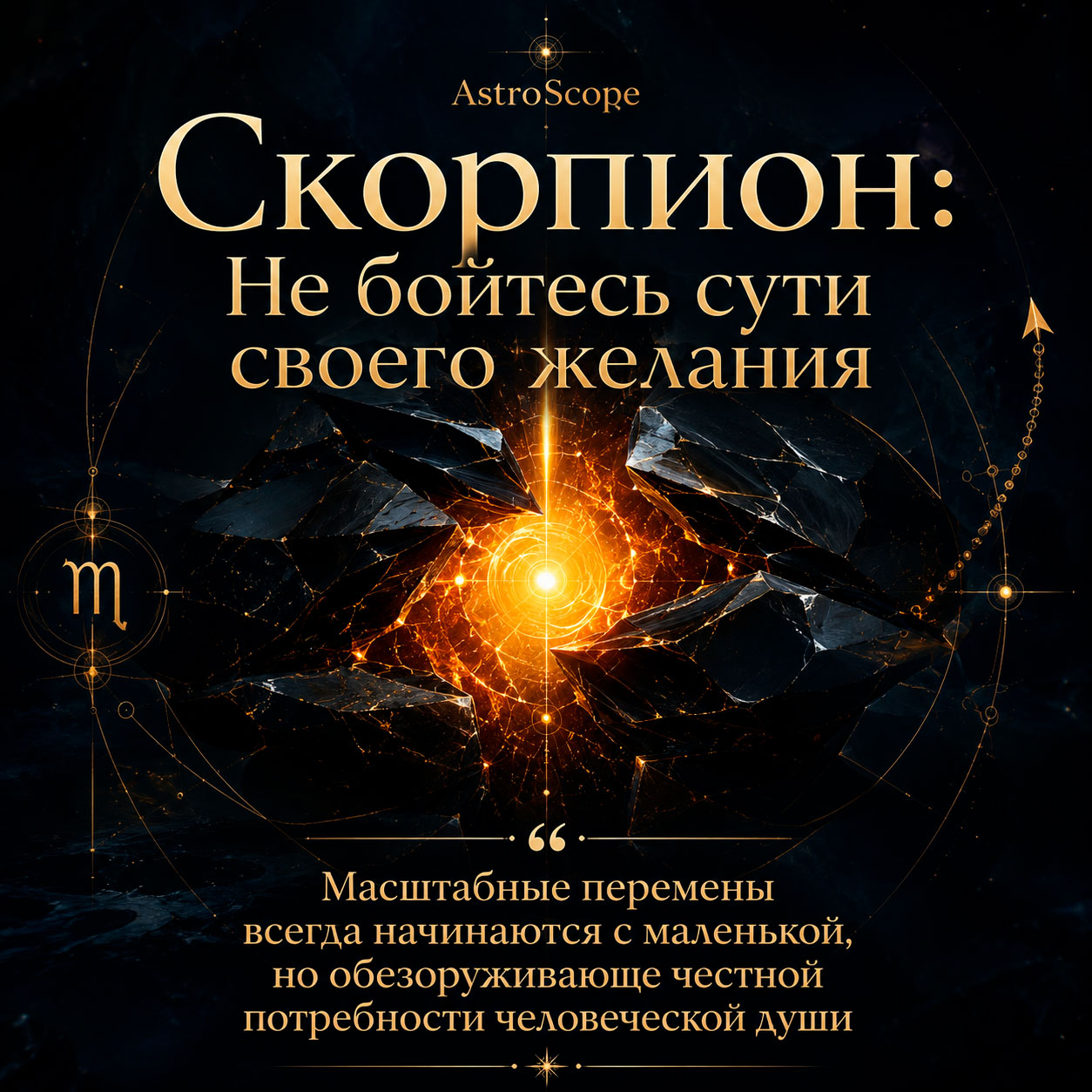 ♏ Скорпион, энергия 2 августа: Не бойтесь сути своего желания