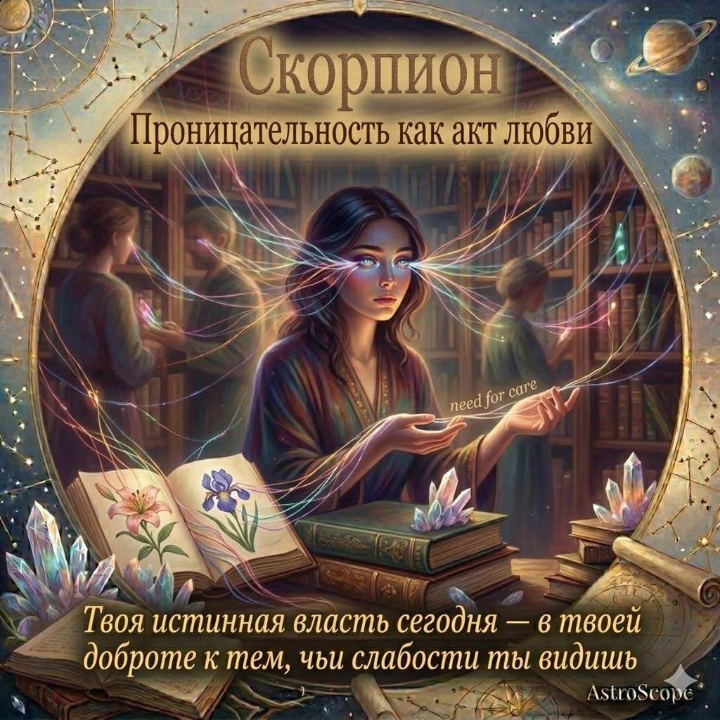 Скорпион 8 марта: Ваша проницательность — лучший подарок близким