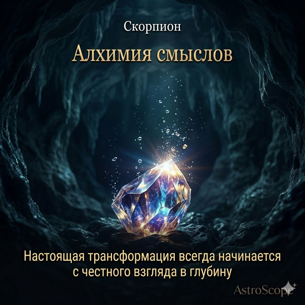 Скорпион 18 марта: Алхимия смыслов и кристаллизация новой силы