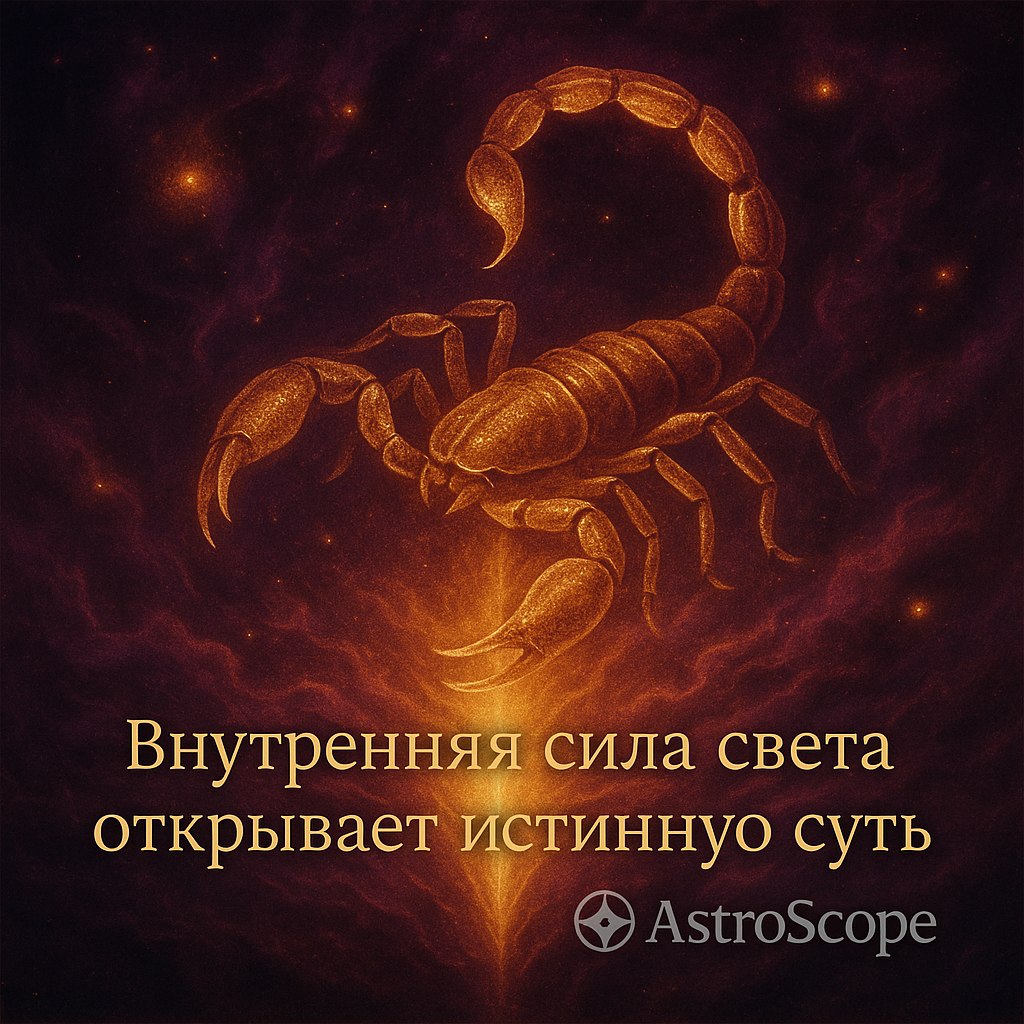 Скорпион · 5 декабря 2025 — День глубокой ясности