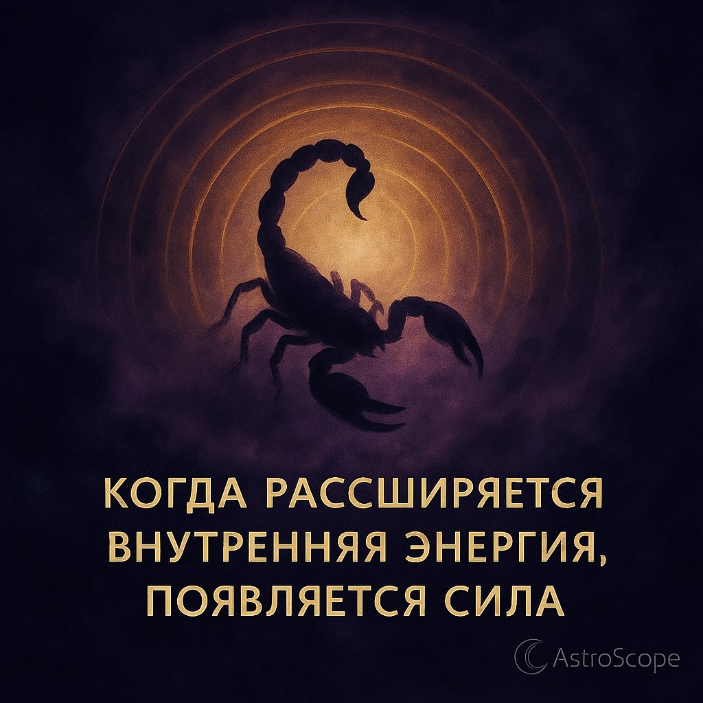 Скорпион · 6 декабря 2025 — День глубокого расширения
