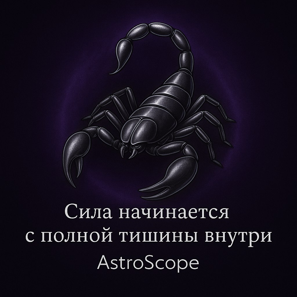 Скорпион — внутренняя неподвижность, из которой рождается сила