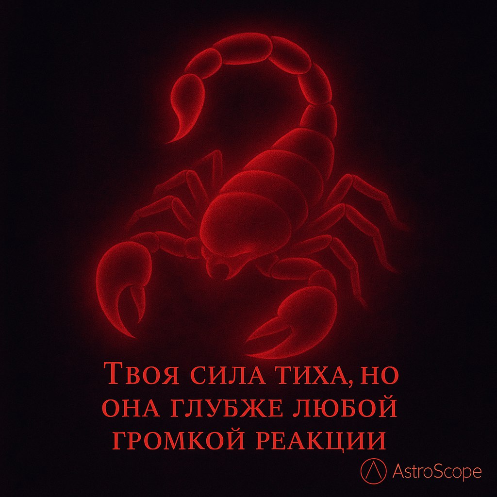 ♏ Скорпион • 10 декабря 2025 — День тихой силы