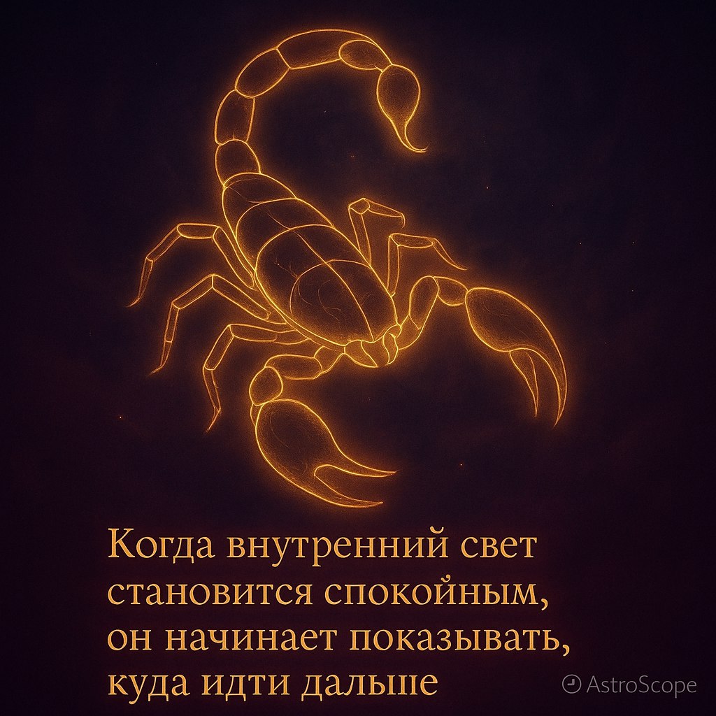 ♏ Скорпион · 12 декабря 2025 — Тёмная глубина превращается в ясность