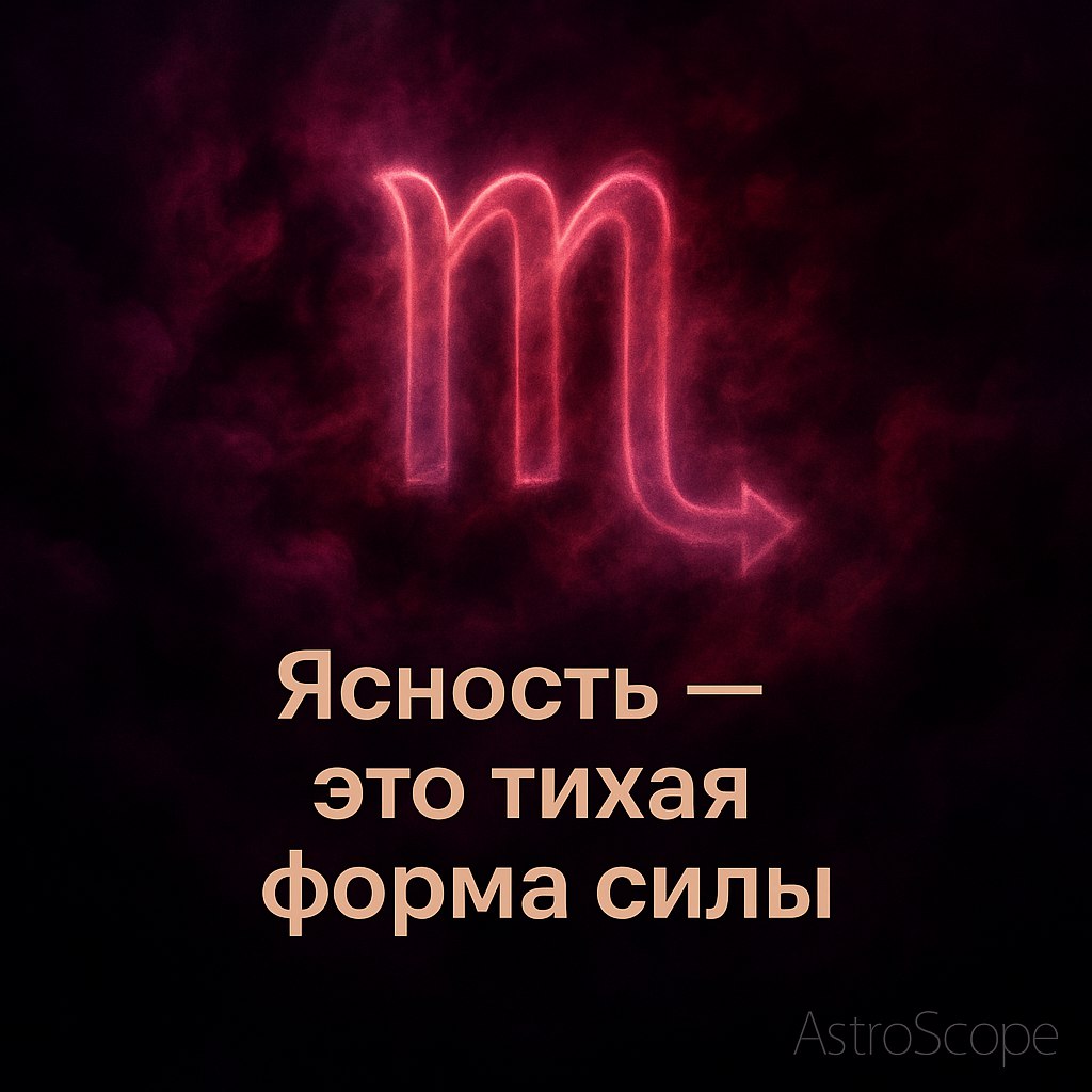 ♏ СКОРПИОН — День глубокого принятия и внутренней силы