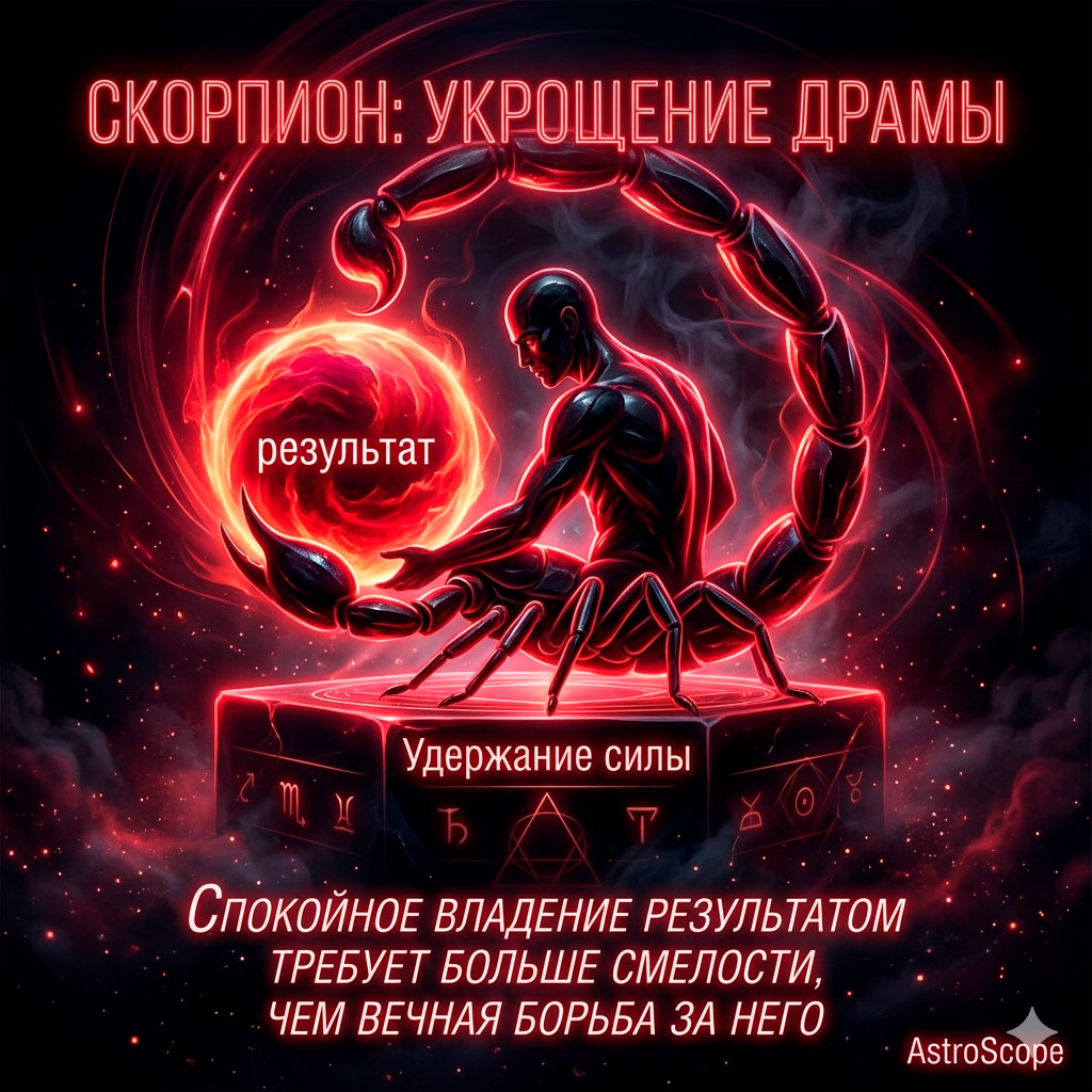 ♏ Скорпион, энергия 23 апреля: Укрощение драмы
