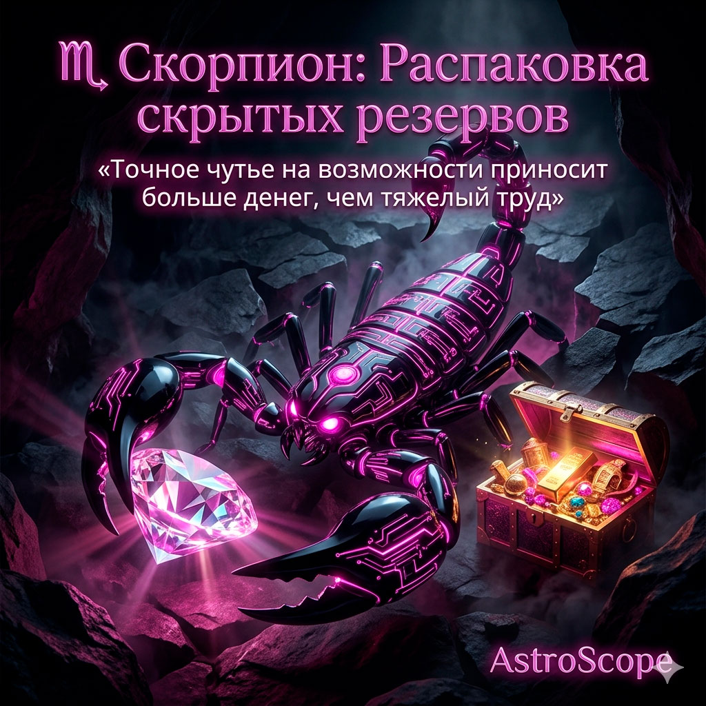 ♏ Скорпион, энергия 24 апреля: Распаковка скрытых резервов