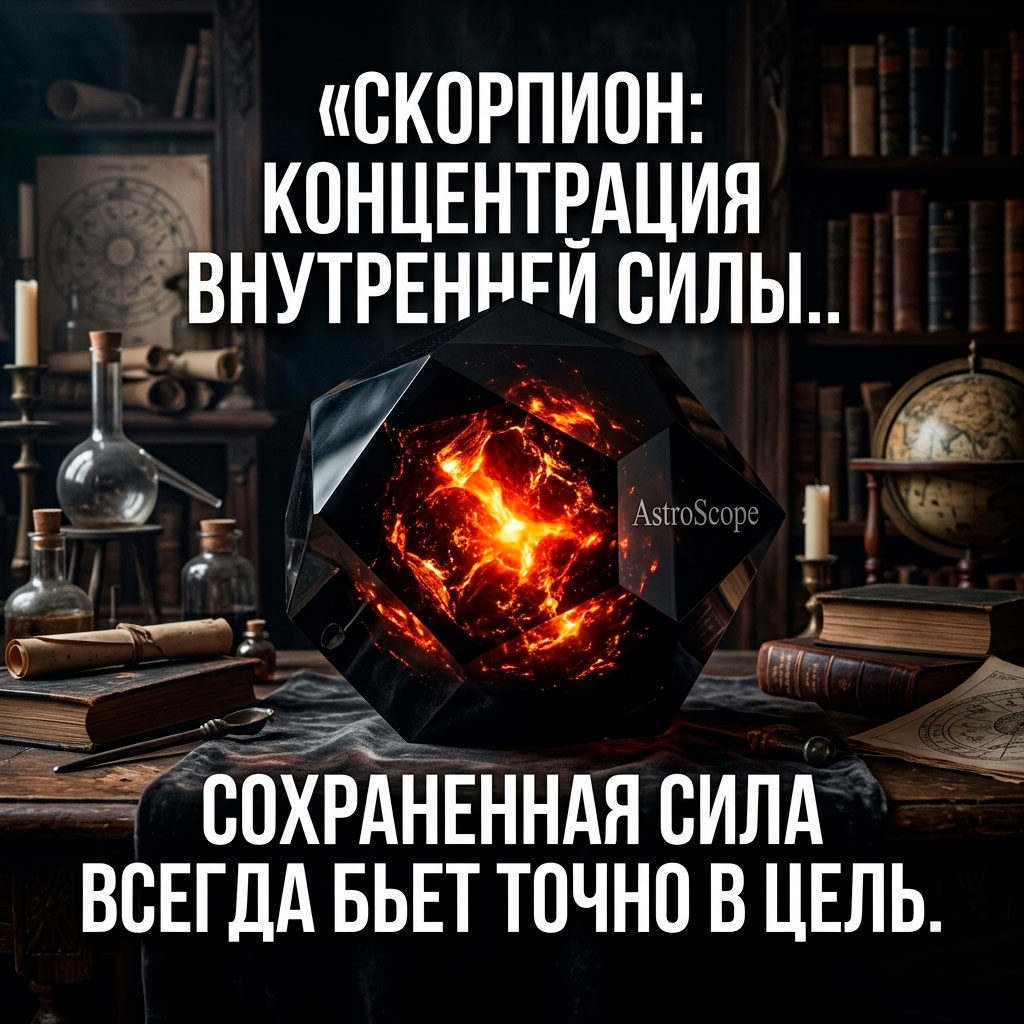 ♏ Скорпион, энергия 26 апреля: Концентрация внутренней силы