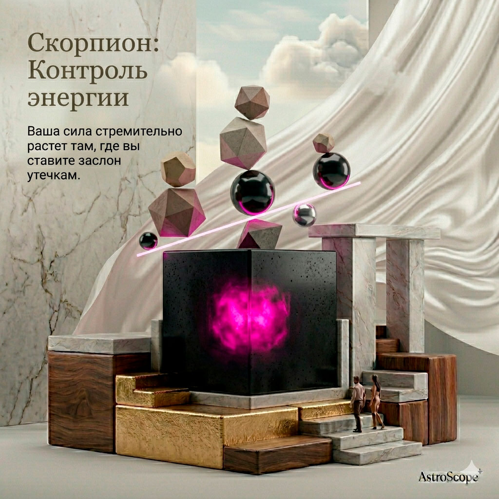 ♏ Скорпион, энергия 27 апреля: Контроль энергии