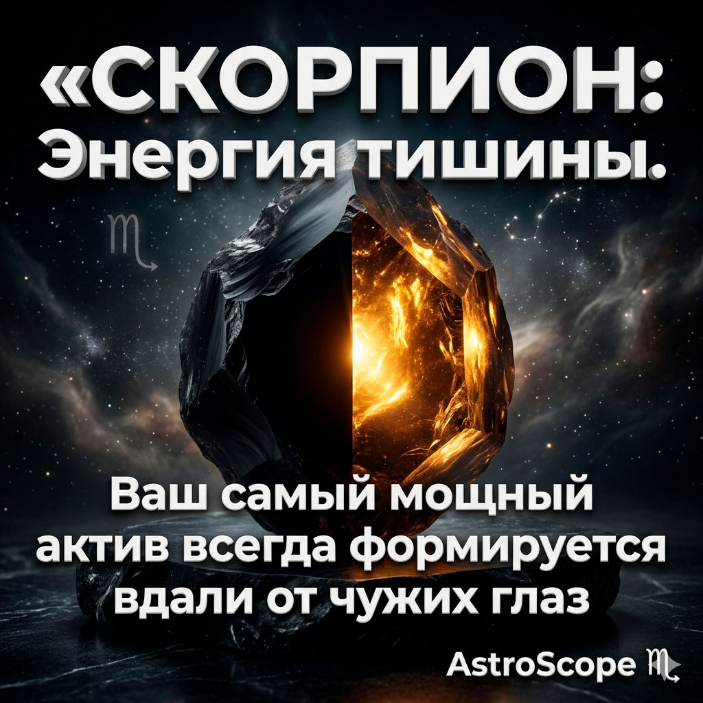 ♏ Скорпион, энергия 28 апреля: Энергия тишины