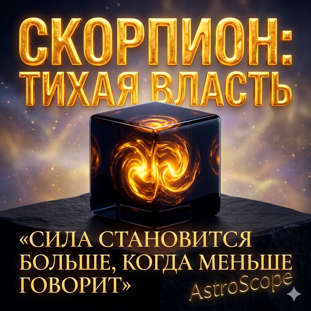 ♏ Скорпион, энергия 30 апреля: Тихая власть