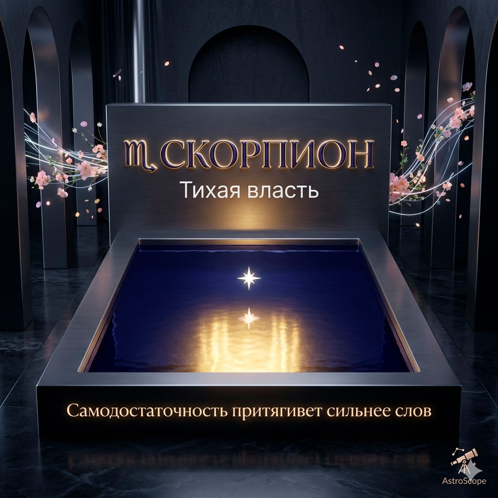 ♏ Скорпион, энергия 5 мая: Тихая, но абсолютная власть