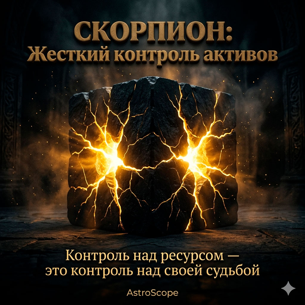 ♏ Скорпион, энергия 10 мая: Жесткий контроль активов
