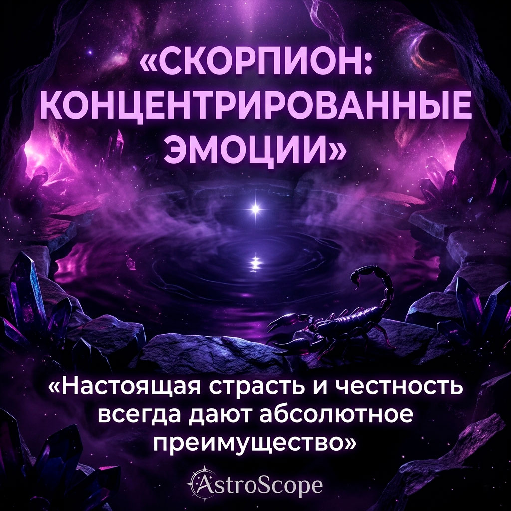 ♏ Скорпион, энергия 15 мая: Концентрированные эмоции