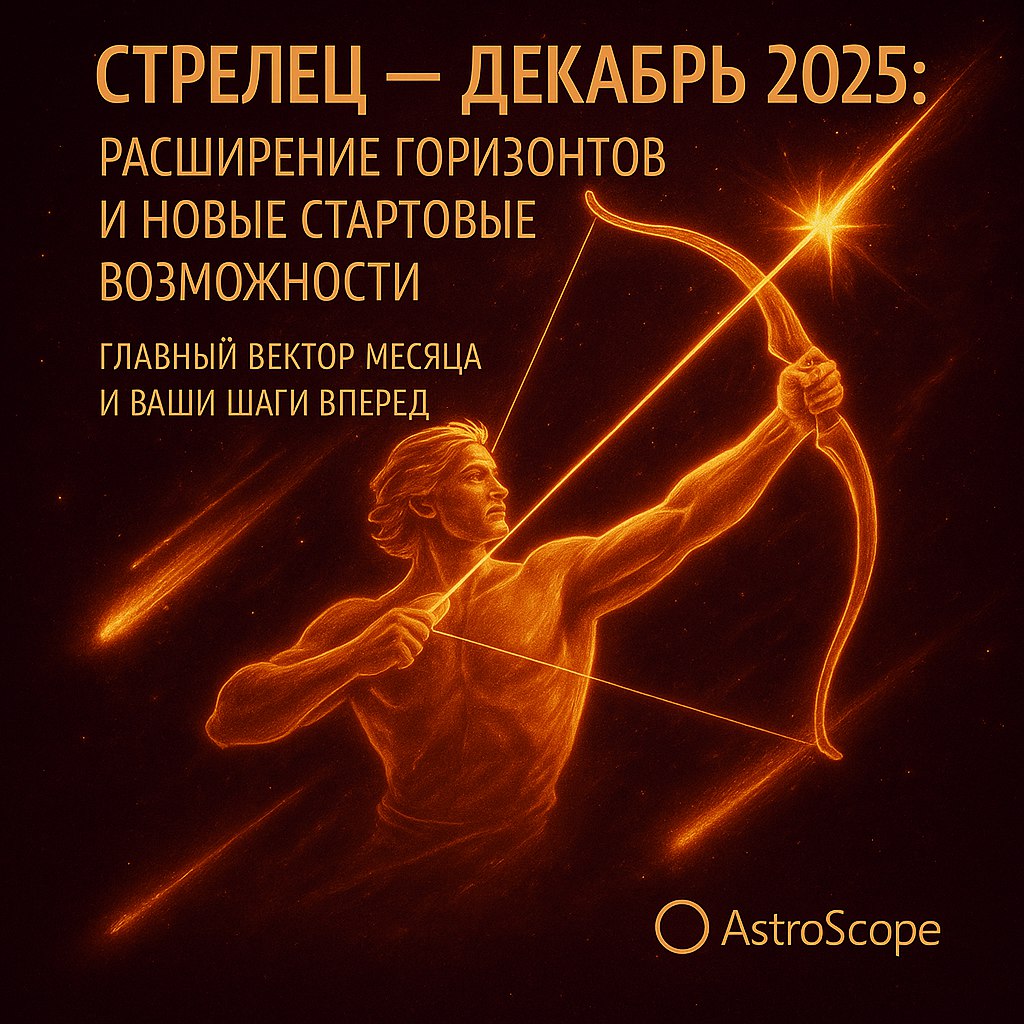 Стрельцы, декабрь 2025 — ваш месяц прозрения, внутренней свободы и новых дорог