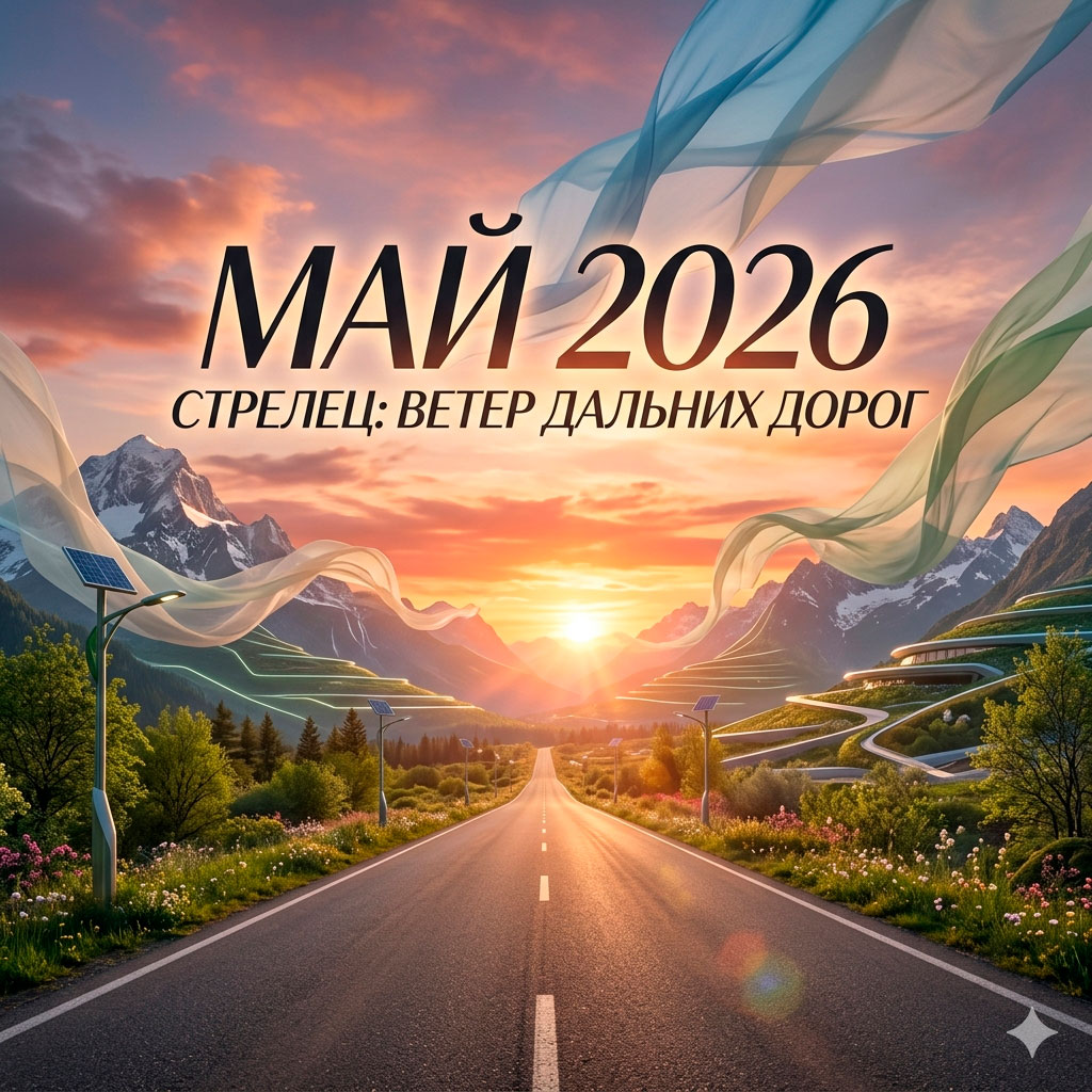 ♐ СТРЕЛЕЦ: ВЕТЕР ДАЛЬНИХ ДОРОГ. Почему май 2026 — это ваш «взлетный режим»?