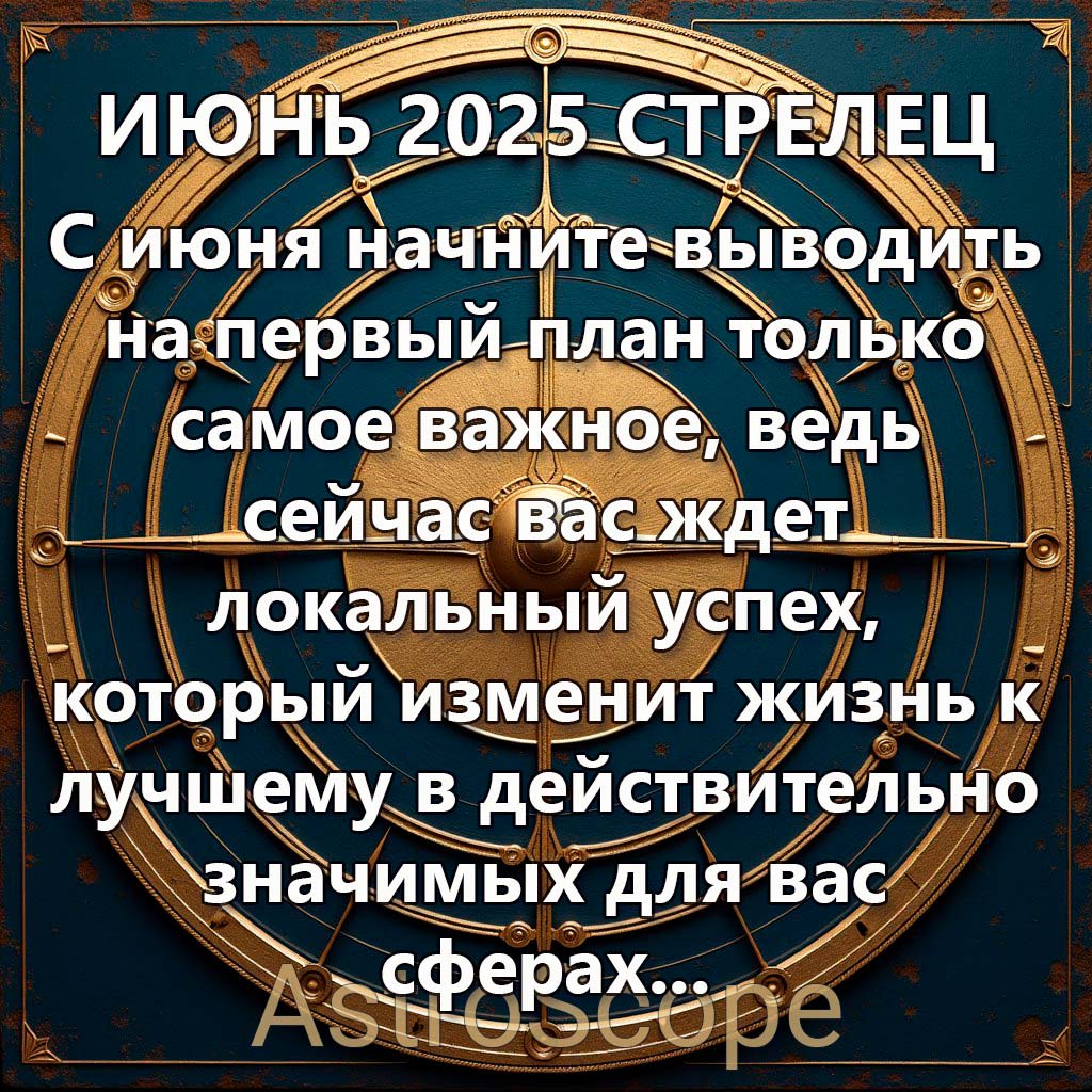 Ваши успехи попадут точно в цель!