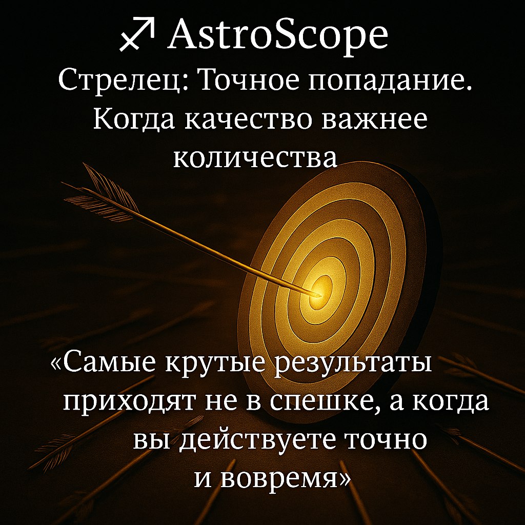 ♐️ Стрелец: 28 января — день точного попадания
