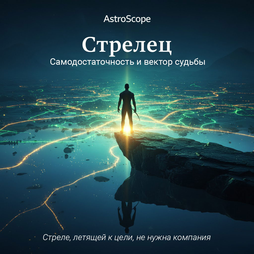 ♐ Стрелец: день осознанного масштаба и доверия пути