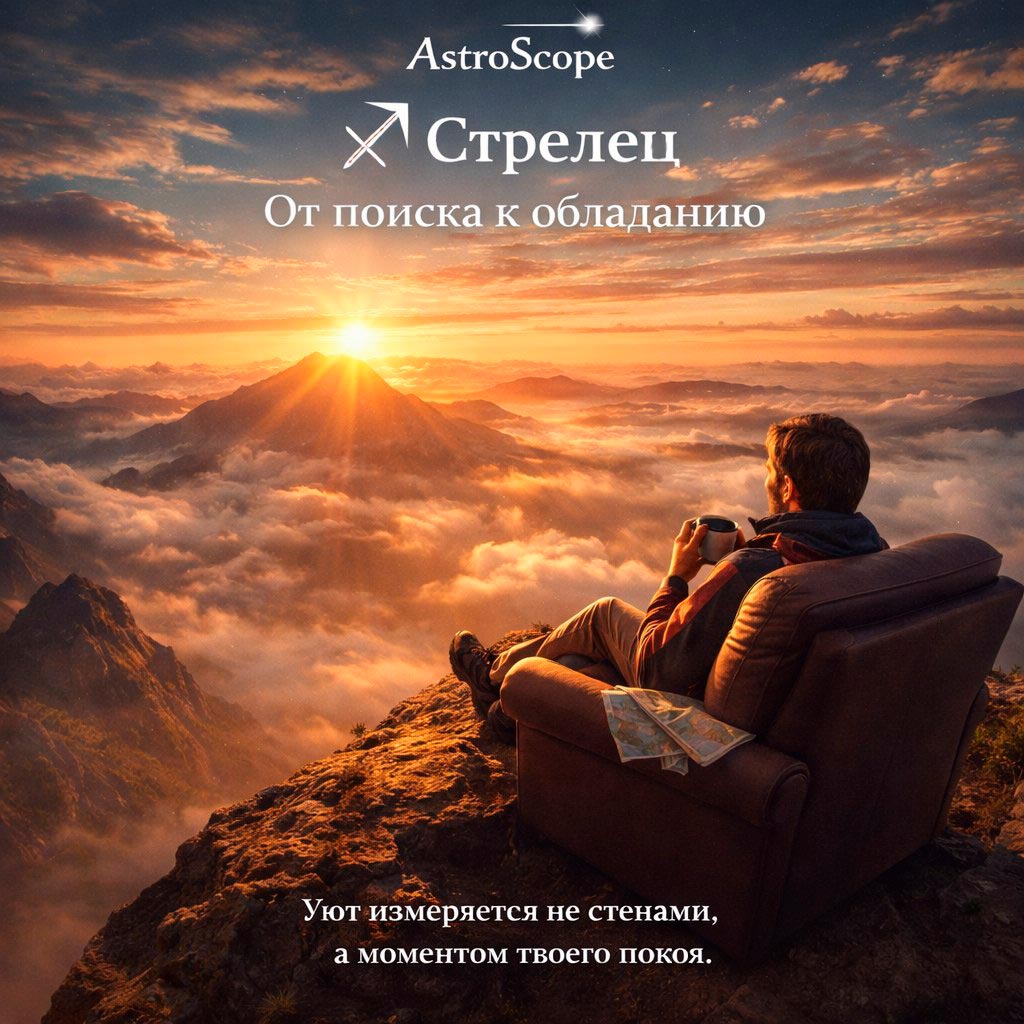 9 февраля ♐ Стрелец: день, когда можно перестать бежать за горизонт