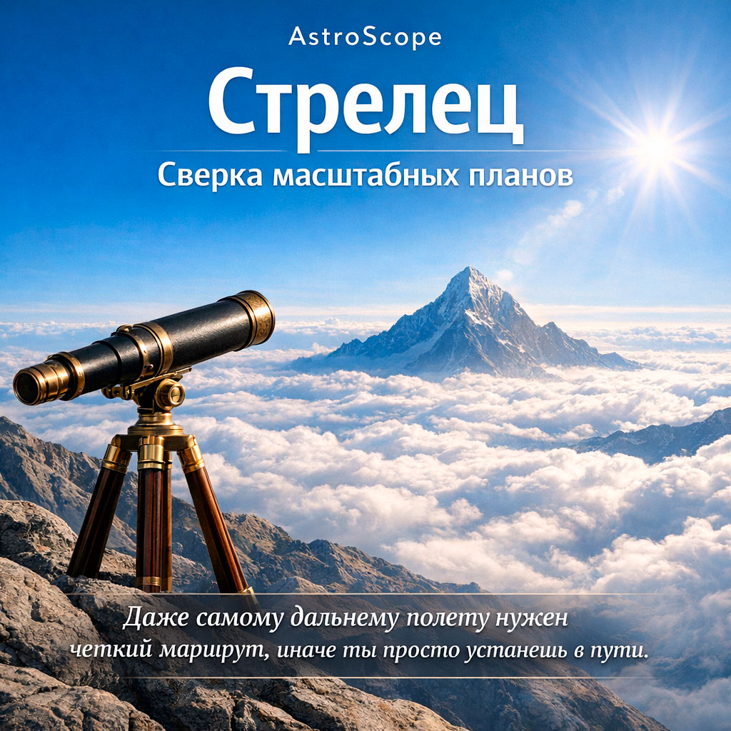 ♐ Стрелец 15 февраля: день сверки масштабных планов