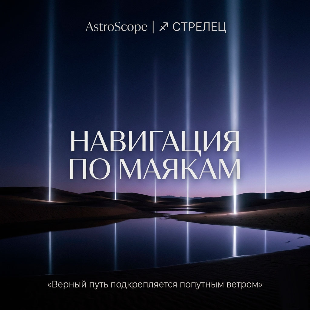 ♐ Стрелец 4 апреля: Навигация по маякам