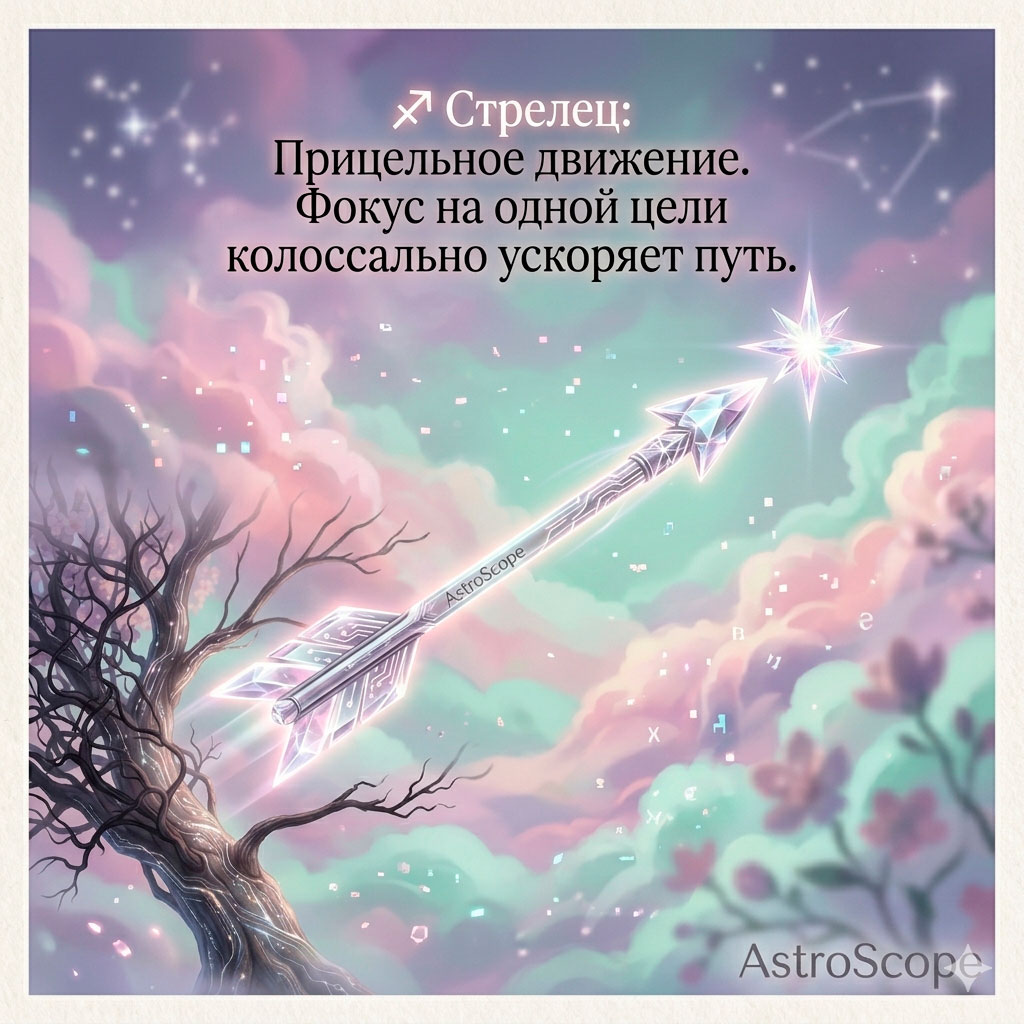 ♐ Стрелец 13 апреля: Прицельное движение к цели