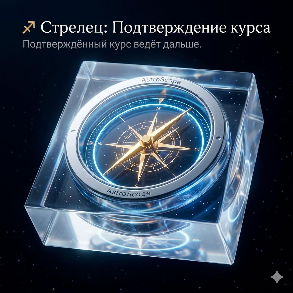 ♐ Стрелец 14 апреля: Подтверждение курса